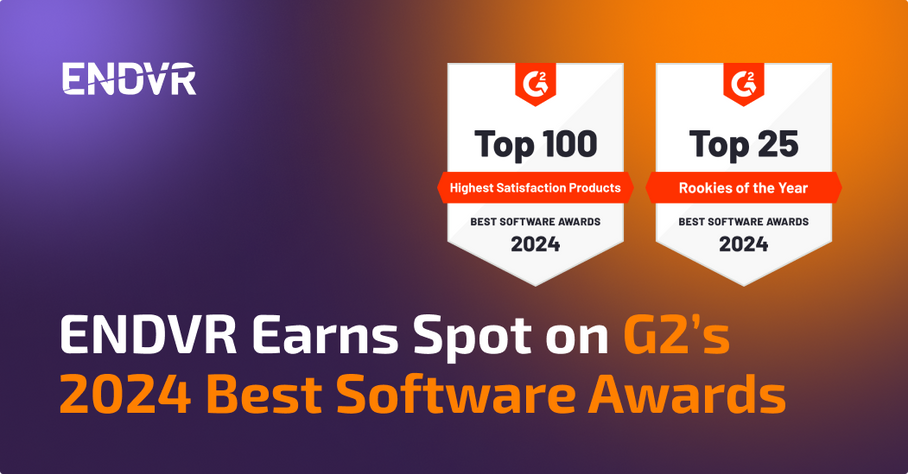 Celebrating ENDVR’s Achievements in G2’s 2024 Best Software Awards