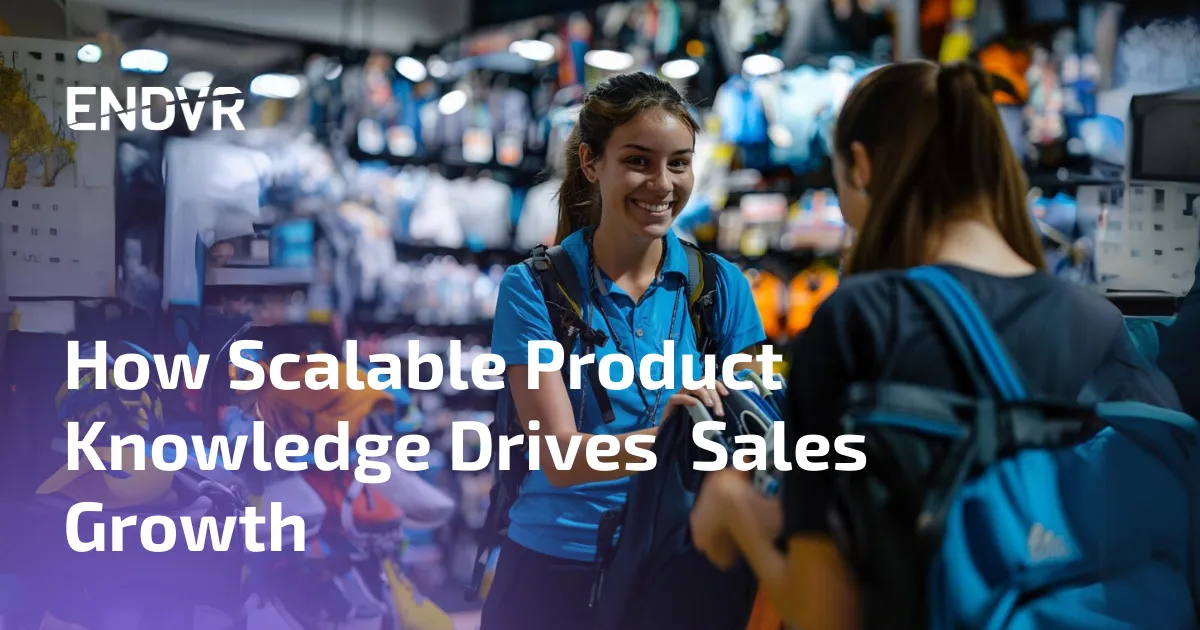 How Scalable Product Knowledge Drives  Sales Growth