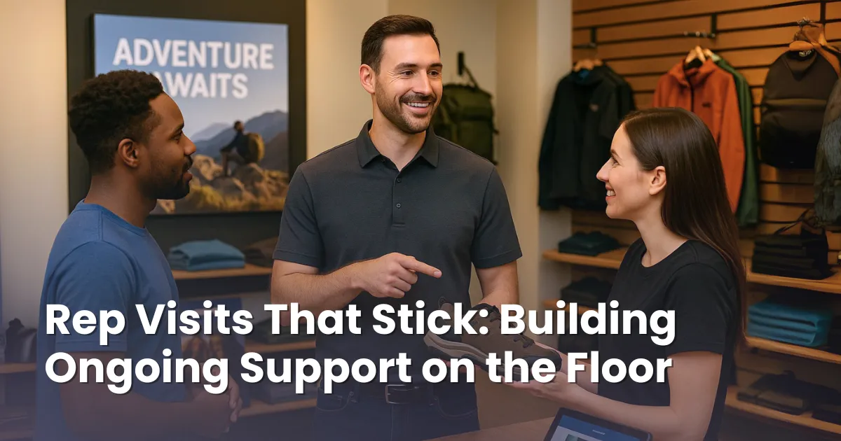 Rep Visits That Stick: Building Ongoing Support on the Floor