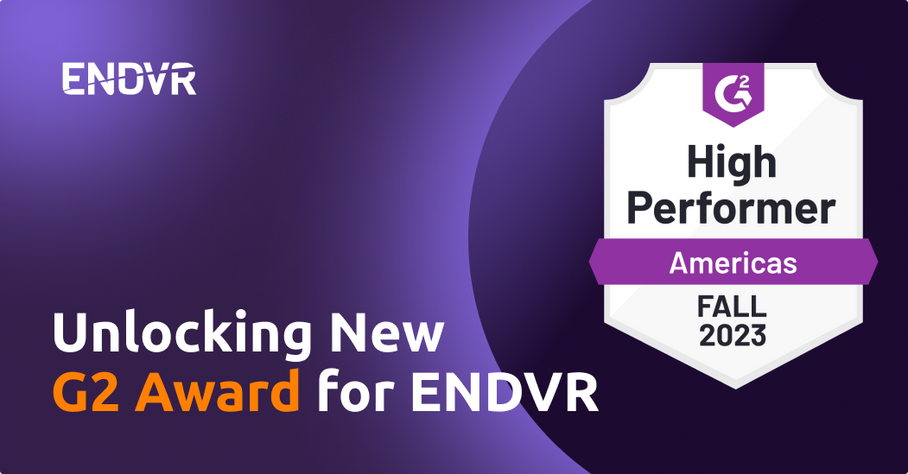 Unlocking New G2 Award 2023 for ENDVR